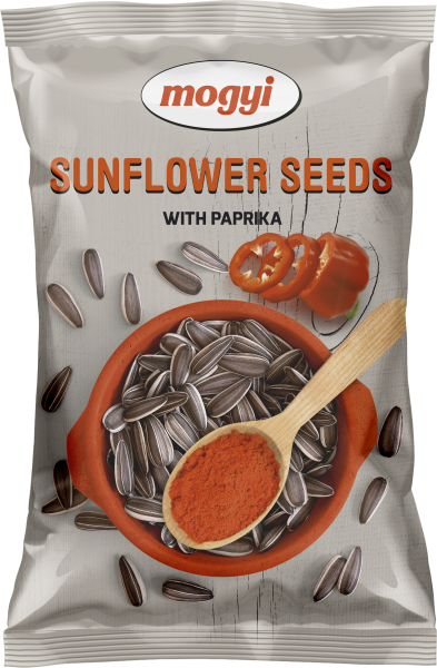 Pražená slunečnicová semena s paprikou 140g 