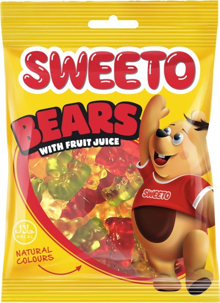 Sweeto želé medvídci s ovocnou příchutí 80g 