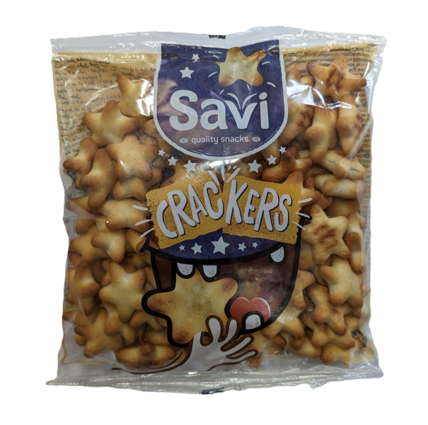 SAVI CRACKERS STAR slané krekry hvězdičky 90g 