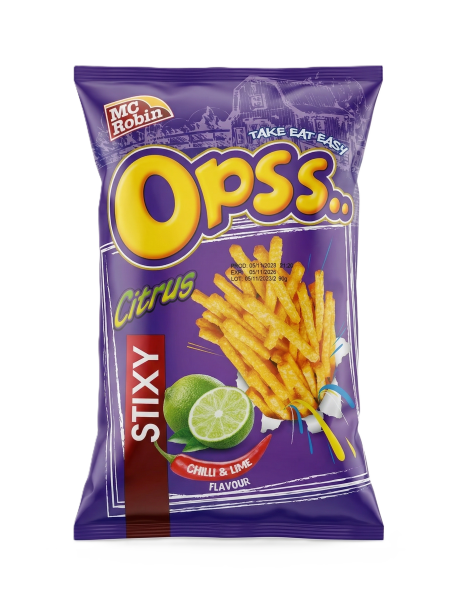 McRobin Opss hranolky s příchutí chilli a limetka 90g