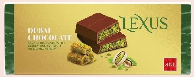 Lexus dubajská čokoláda 100g