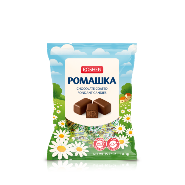 Roshen Romashka bonbóny s fondánovou náplní v čokoládě  1kg