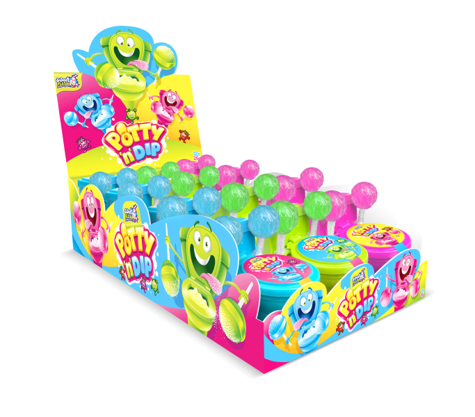 Záchod s lízátky 2x5g a kyselým práškem 15g