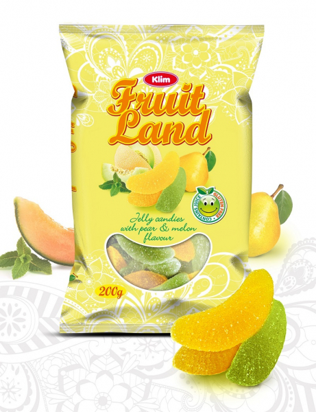 Klim Fruit land želé 200g hruška + meloun 