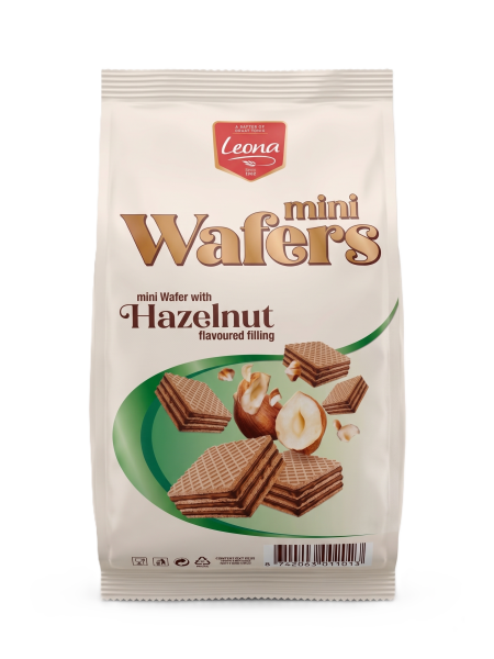 Leona mini oplatky s oříškovým krémem 150g