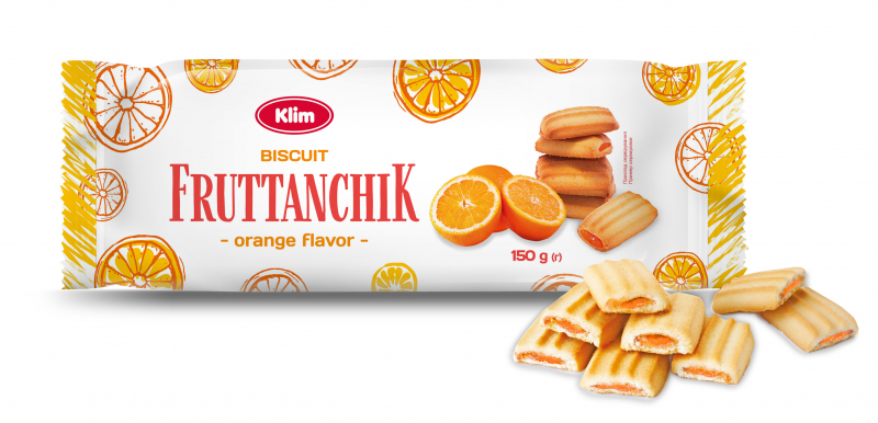 Klim Fruttanchik 150g s pomerančovou náplní