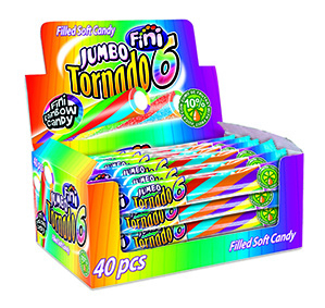 Fini JUMBO tornádo pendrek balený kyselý 50g