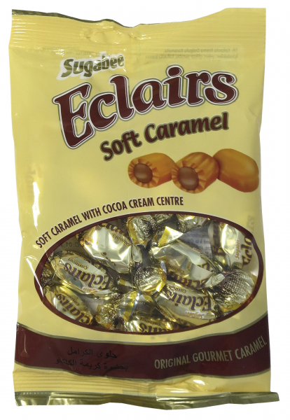 Sugabee Eclairs karamela s kakaovou náplní  80g