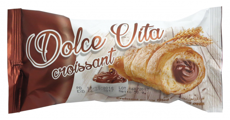 Croissant Dolce Vita s kakaovou náplní 50g