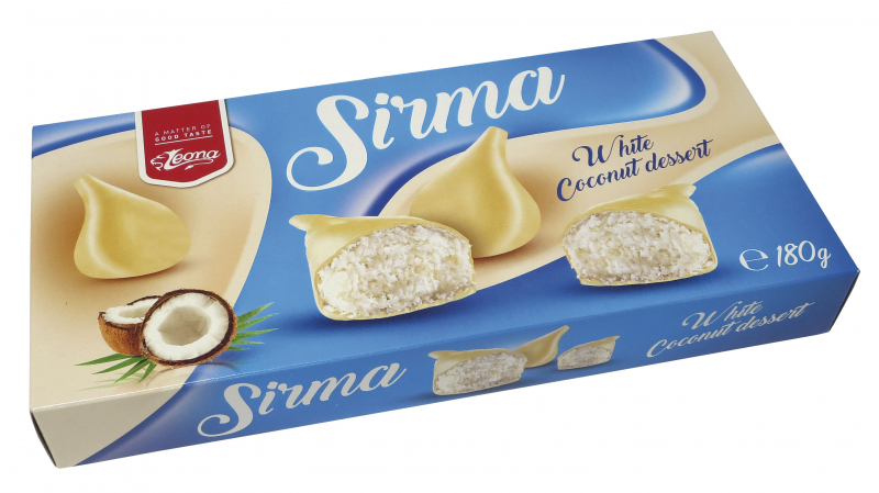 Sirma bílý kokosový dezert 180g 