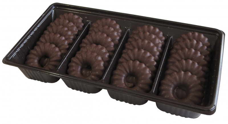 Bisfino polévané sušenky čokoládové  170g