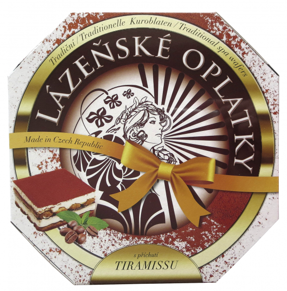 Lázeňské oplatky tiramisu 175g