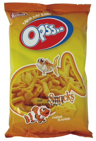 McRobin Opss chipsy rybičky s příchutí sýra 40g 