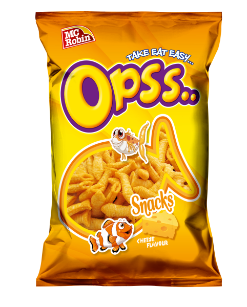 McRobin Opss chipsy rybičky s příchutí sýra 40g 