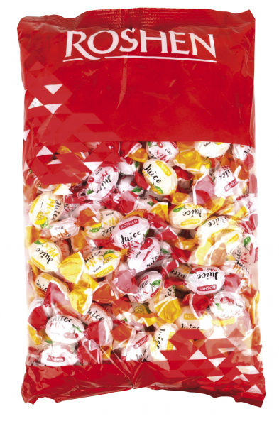 Roshen Juice mix 1kg - ovocné bonbóny