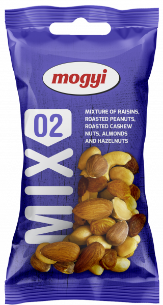 MIX 02 směs oříšků, mandlí a rozinek 50g