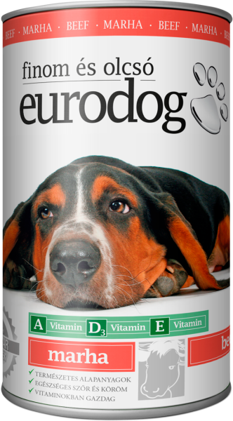 Eurodog hovězí konzerva 415g