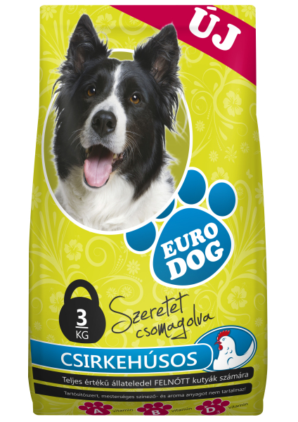 Eurodog granule drůbeží 3kg