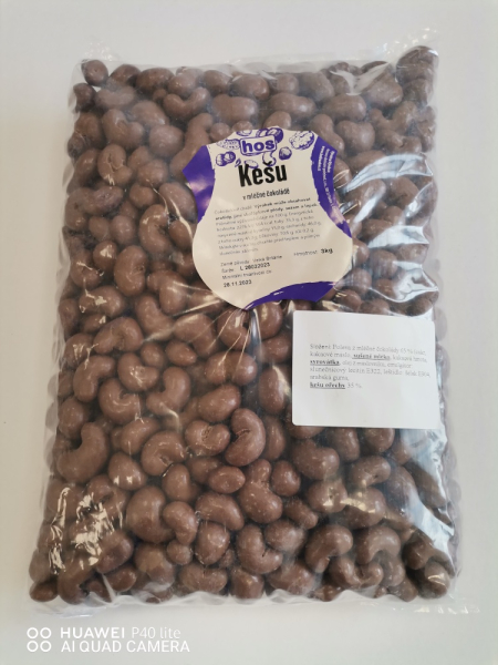 Kešu v mléčné čokoládě 3kg