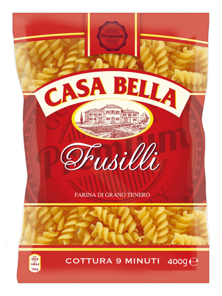 CASA BELLA Fusilli semolinové 400g