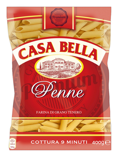 CASA BELLA Penne semolinové 400g