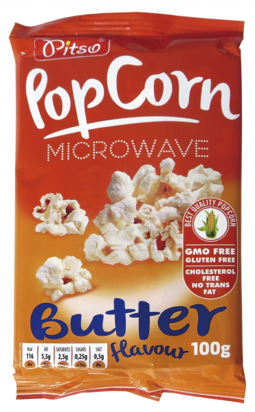 Popcorn do mikrovlnky máslový 100g 