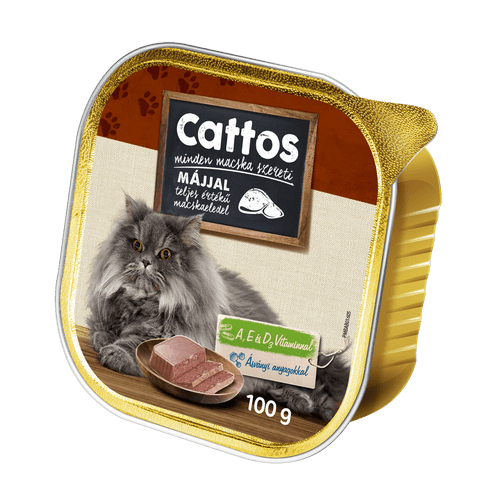 Cattos krmivo pro kočky s játry 100g