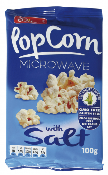 Popcorn do mikrovlnky solený 100g