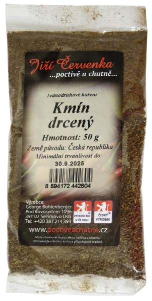 Kmín drcený 50g