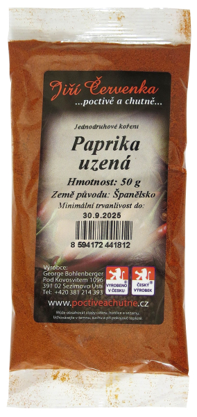 Koření Paprika uzená 50g 