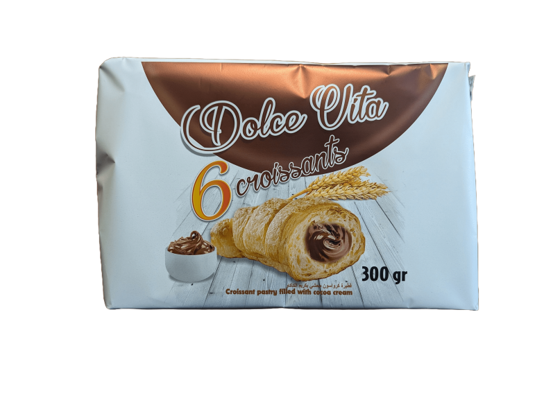 Croissant Dolce Vita multipack s čokoládovou náplní 300g