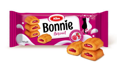 Klim sušenky Bonnie s malinovou příchutí 150g 