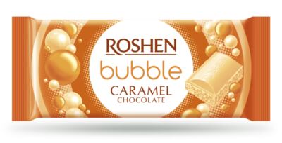 Roshen BUBBLE čokoláda s karamelovou příchutí 80g