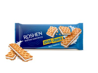 Roshen Wafers oplatky s vanilkovou náplní 142g 