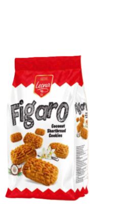 Leona Figaro sušenky s kokosovo-vanilkovou příchutí 300g