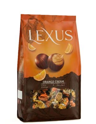 Lexus sáček 1kg kakaové bonbóny s pomerančovou náplní