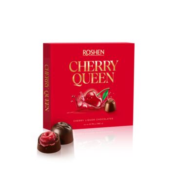 Roshen Cherry Queen čokoládové bonbóny s višněmi v alkoholu 192g