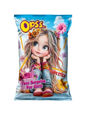 McRobin Opss hranolky s příchutí kečupu s překvapením pro holky 30g