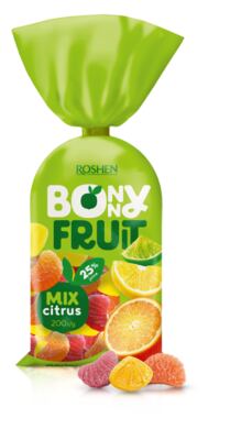 Roshen Bonny Fruit- Citrus mix 200g 